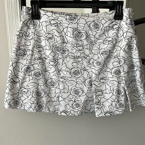 Tail Black/White Floral tennis Skirt - M